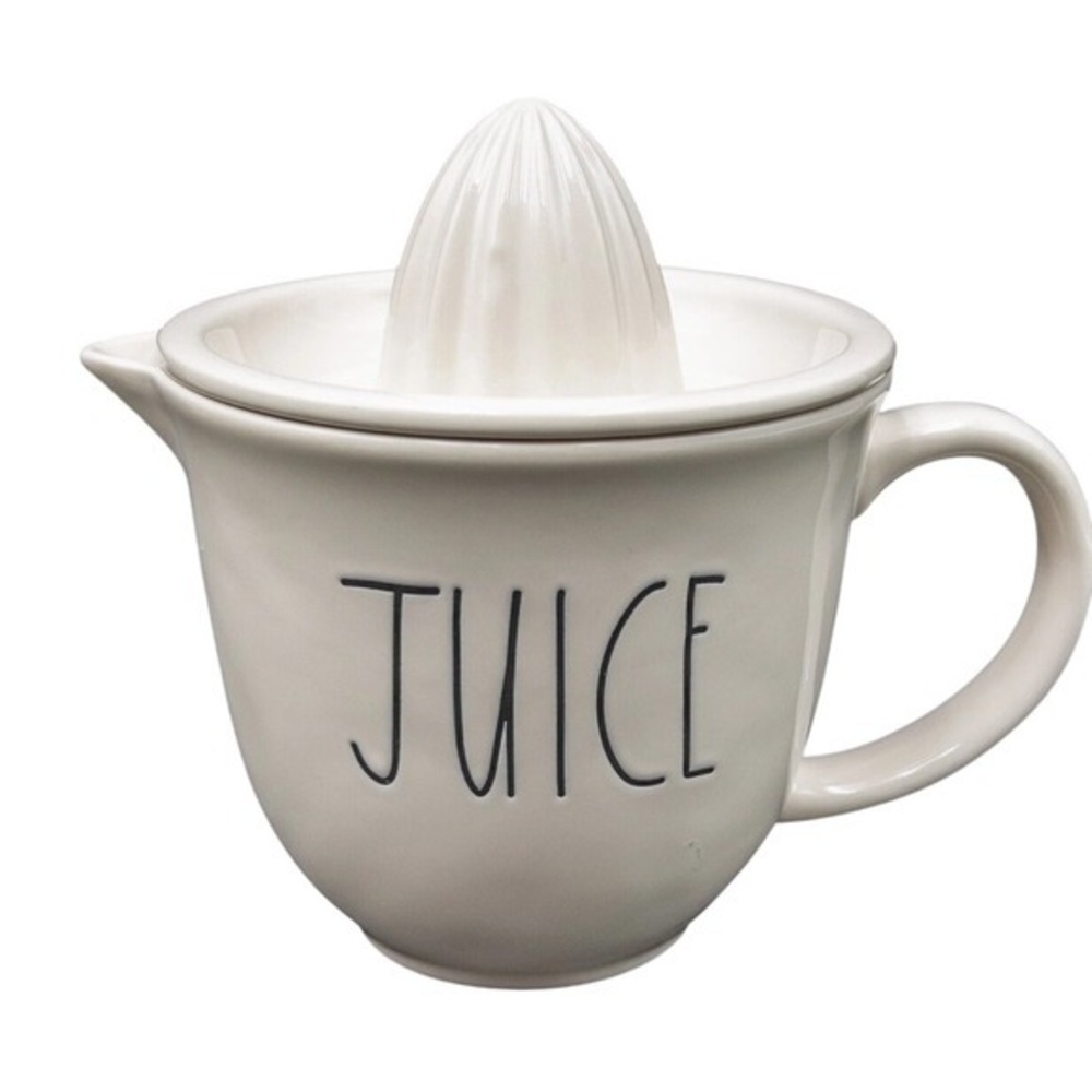 Rae Dunn Artisan Collection Ceramic Juice Reamer with Mug‎ New Farmhouse